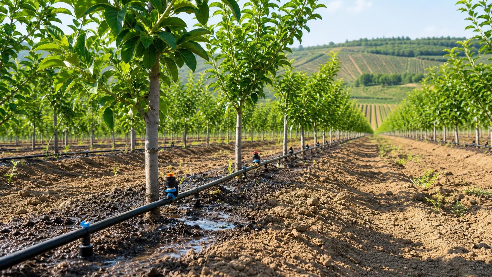 Irrigation Emitters for Orchards: How to Choose Flow Rate, Spacing, and PC Design