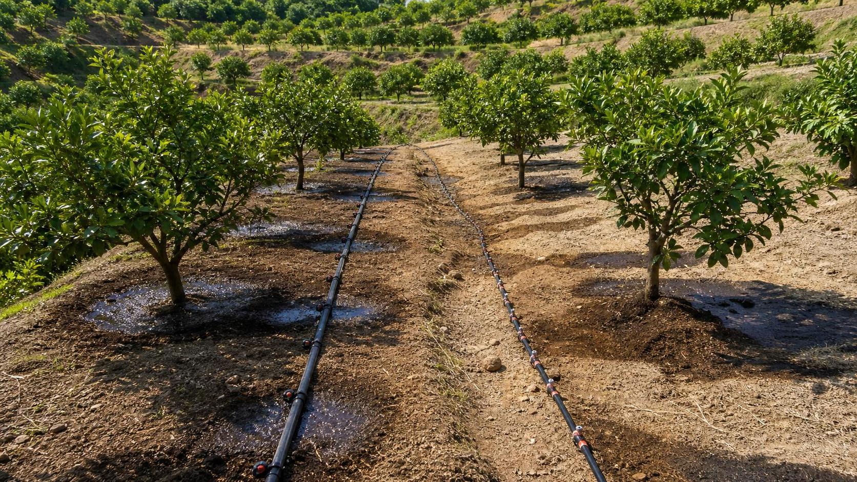 Pressure-Compensating Drippers vs Non-PC Drippers for Uneven Orchard Terrain