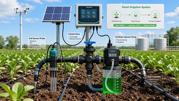 Soil Sensors and Fertigation Pumps: How to Build a Closed-Loop Irrigation Program