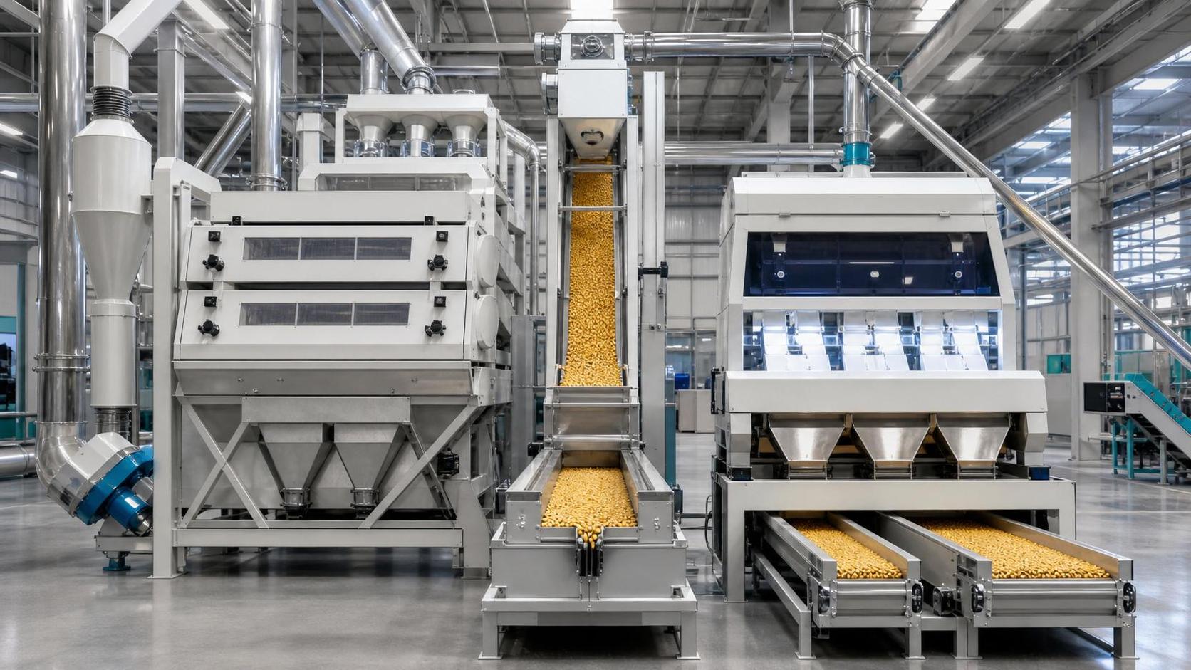 How Grain Cleaning Equipment Affects Performance of Downstream Optical Sorters