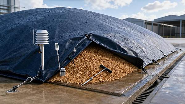 Temporary Grain Storage for Wheat: Which Monitoring Steps Matter After Rain Events