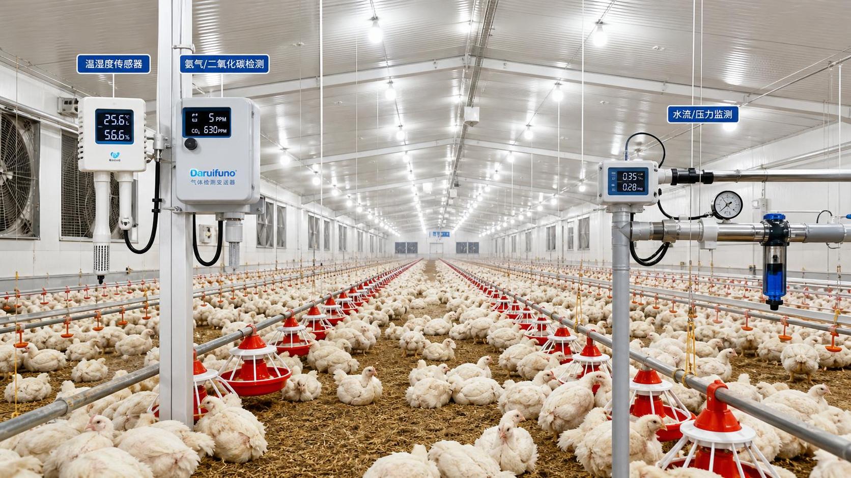 Barn Monitoring in Poultry Farming Equipment: Which Sensors Solve Daily Management Problems?
