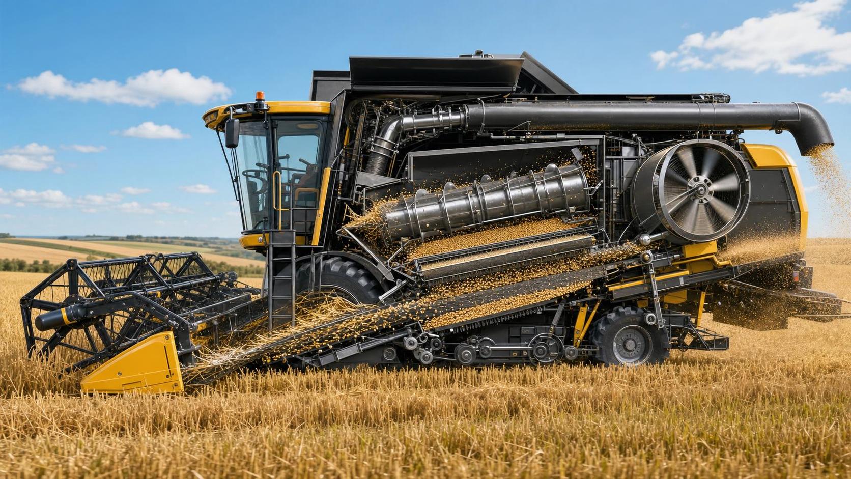 Harvester Separation Systems: How Rotor, Concave, and Fan Settings Affect Grain Loss