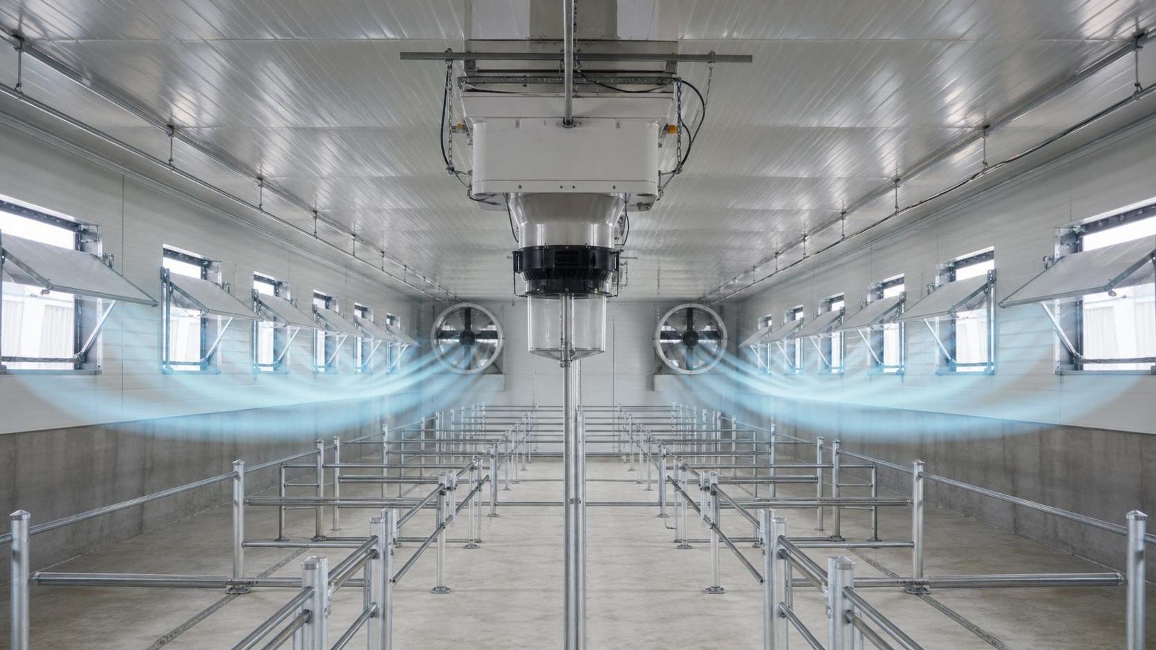 Air Inlet Systems with Automatic Control: How to Maintain Stable Barn Pressure