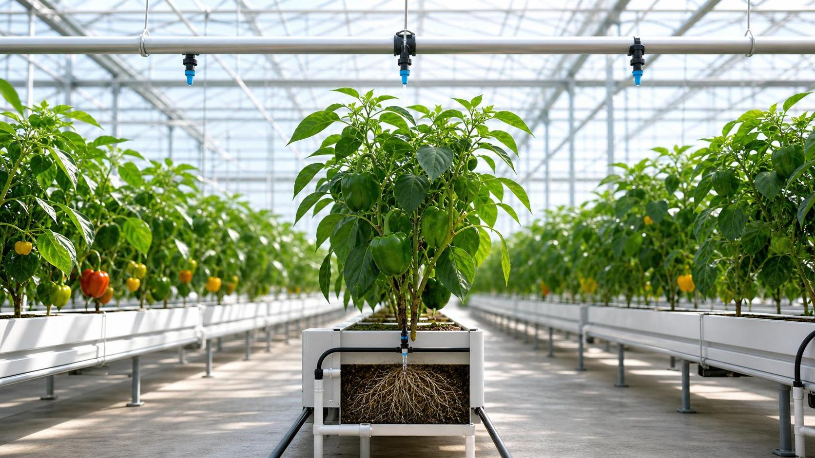 Root Zone Irrigation in Greenhouse: How It Differs From Overhead and Drip Layouts