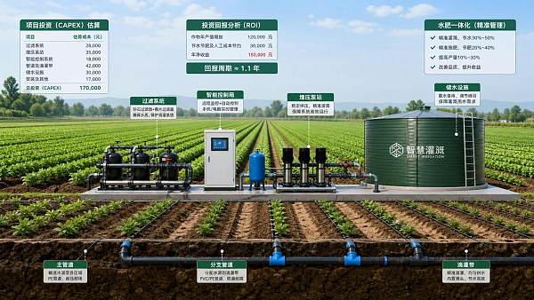 Water-Saving Irrigation Cost: What Drives CAPEX and How to Estimate Payback