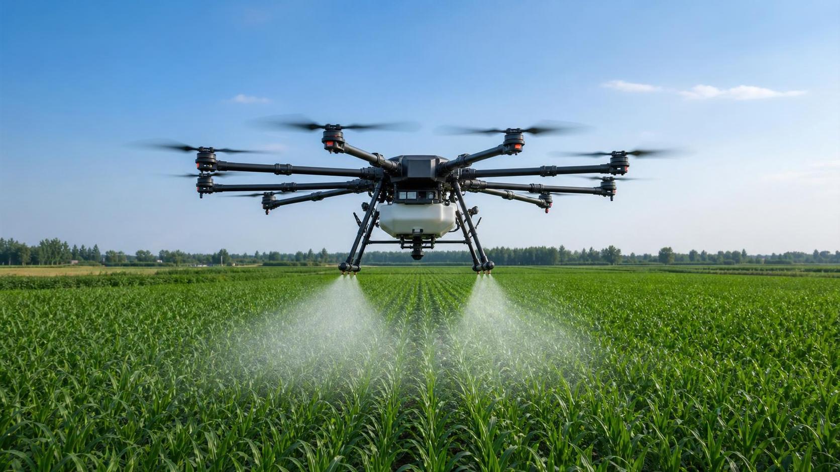 Agricultural UAV Spraying with 8 Rotors: Stability, Redundancy, and Use Cases Explained