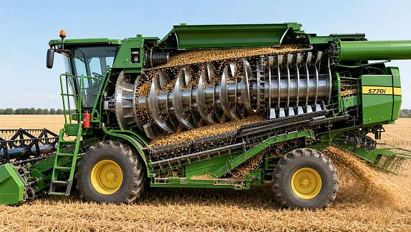 Rotary Combine Harvesters: How Rotor Design Changes Throughput and Grain Damage