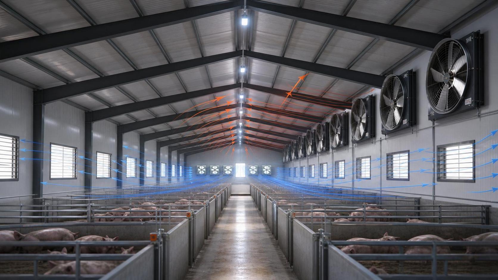 Barn Ventilation Systems with Exhaust Fans: Common Sizing and Placement Errors