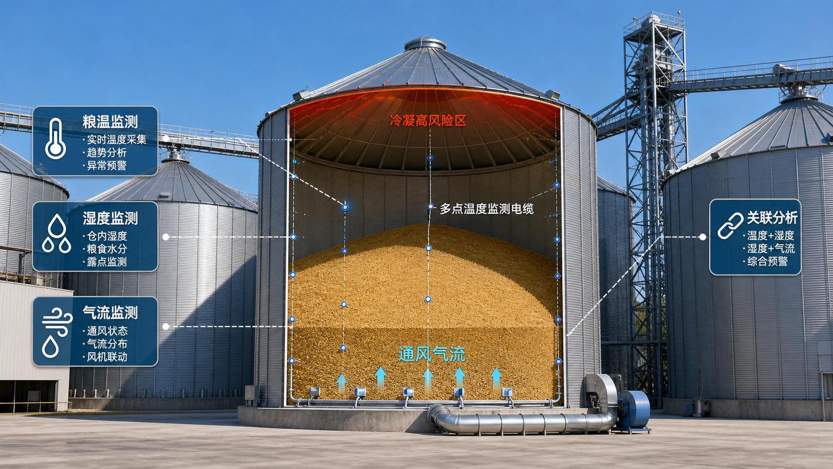 Silo Storage Technology Monitoring: Which Data Points Help Prevent Hot Spots