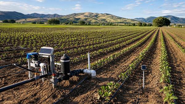 Subsurface Drip Systems for Row Crops: Design Rules for Uniform Water Delivery