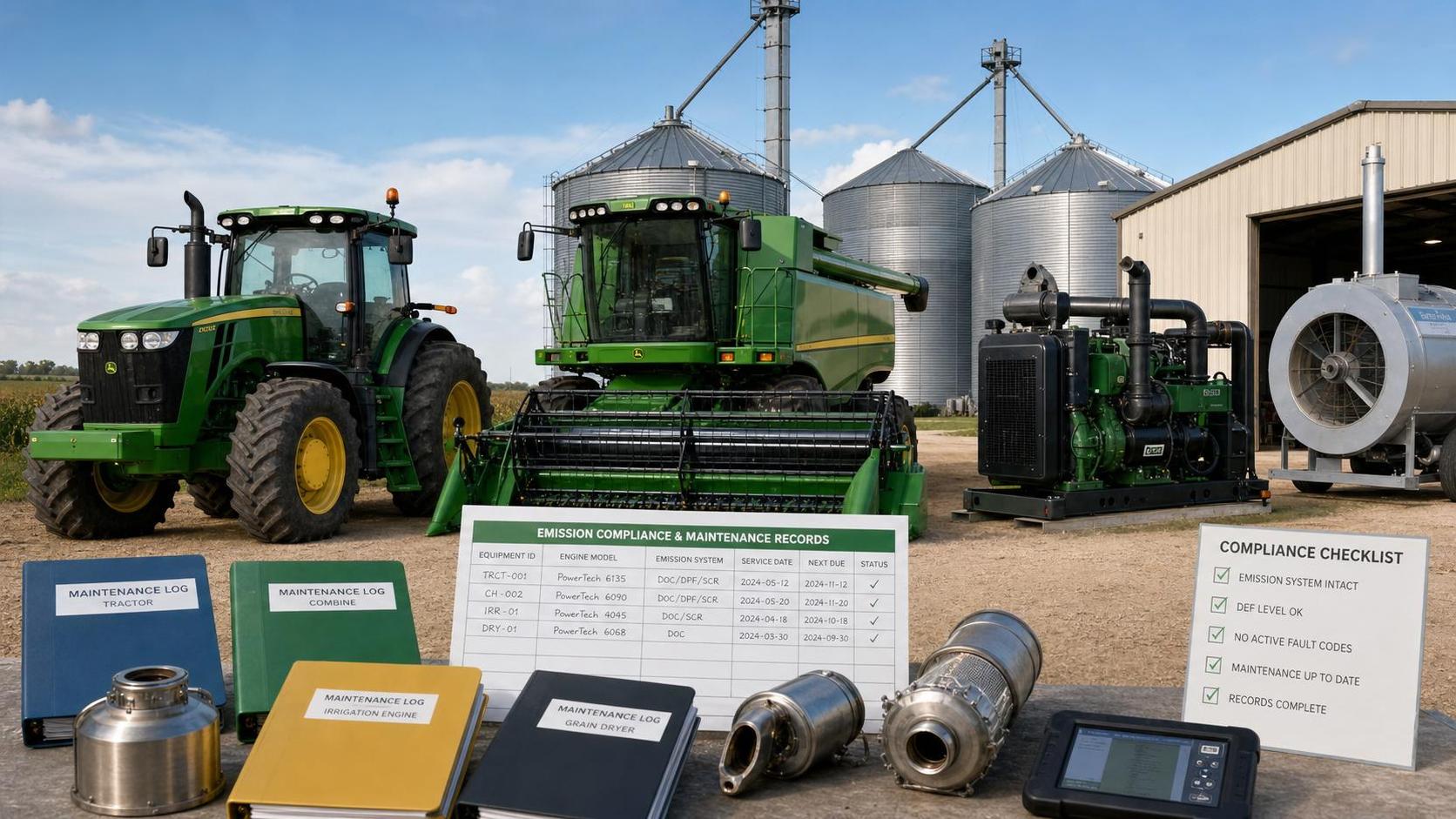 Agricultural Emissions Regulations Compliance: What Farm Equipment Owners Need to Track