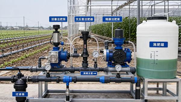 Drip Irrigation Fertilizer Injection Pumps: Piston vs Venturi vs Diaphragm