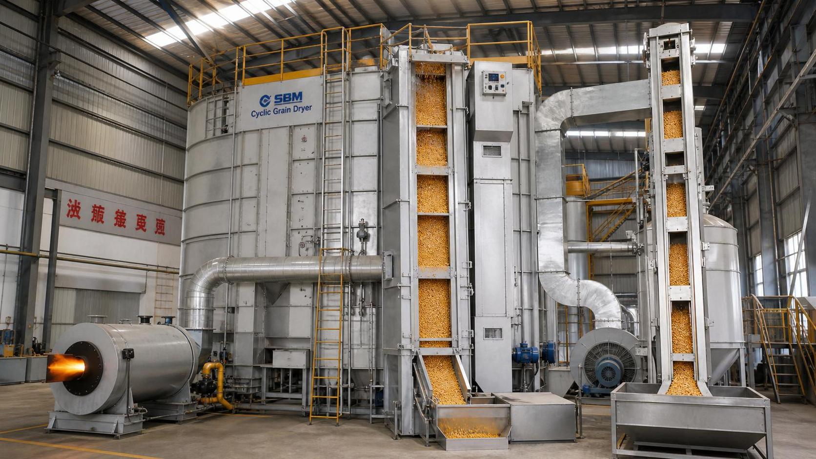 Maize Circulating Grain Dryers: Fuel Type, Air Temperature, and Cracking Risk