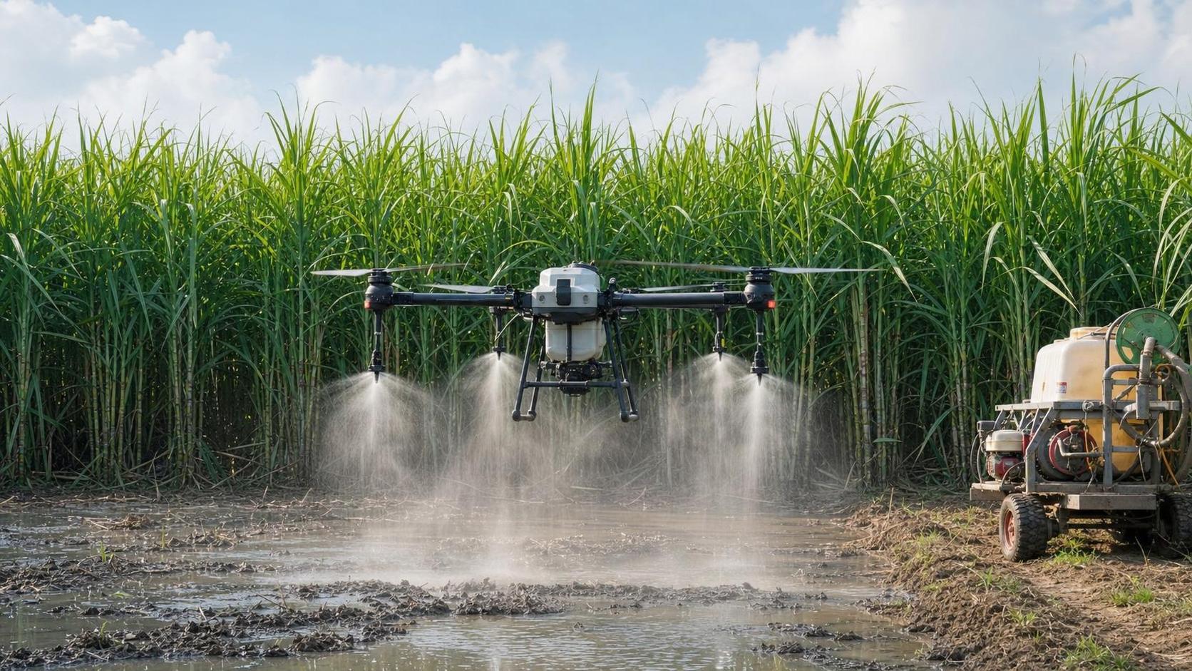 Agricultural Spraying Drones vs Ground Sprayers for Wet Fields and Tall Crops
