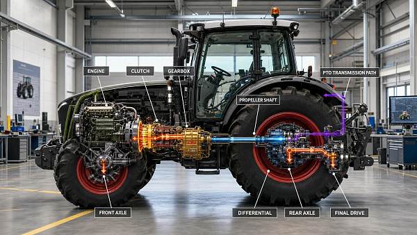 Tractor Driveline Systems Explained: Components, Layouts, and Power Flow