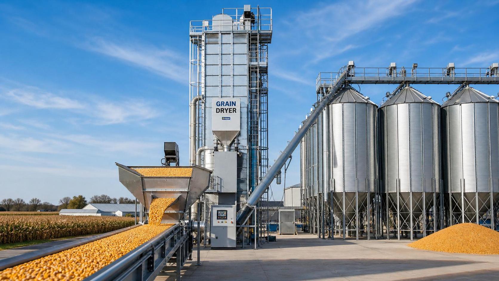 Post-Harvest Technology for Grain Drying: How to Reduce Cracks and Losses