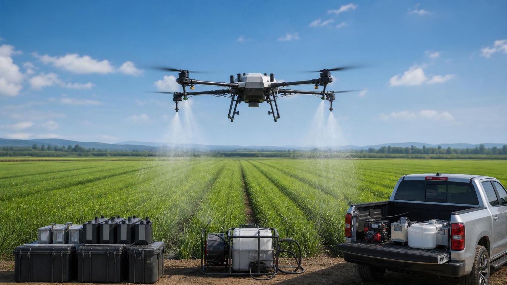 When to Use an Agricultural UAV Spraying Service Instead of Owning a Drone