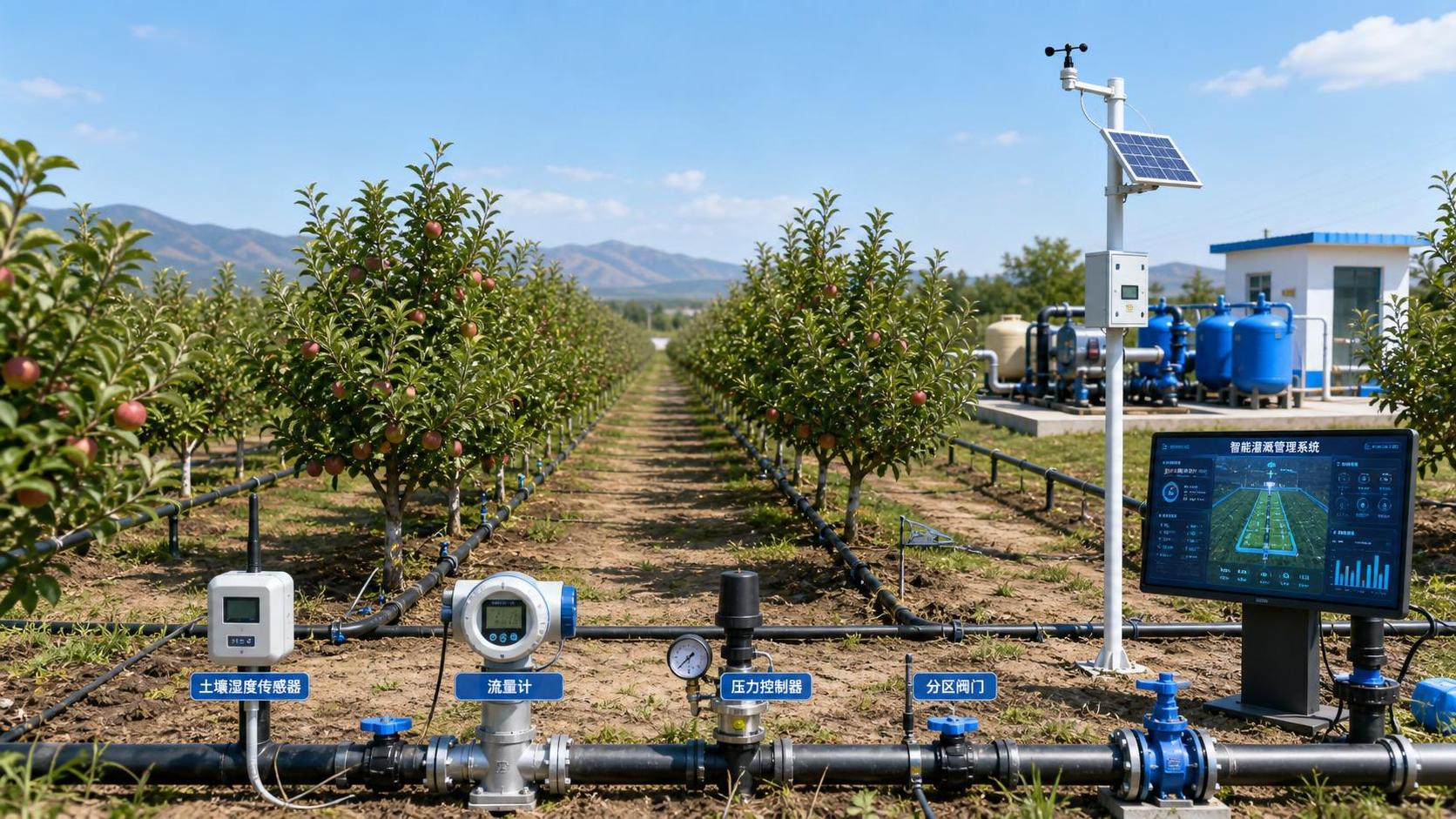 Irrigation Automation for Orchards: Sensors, Valves, and Scheduling Logic