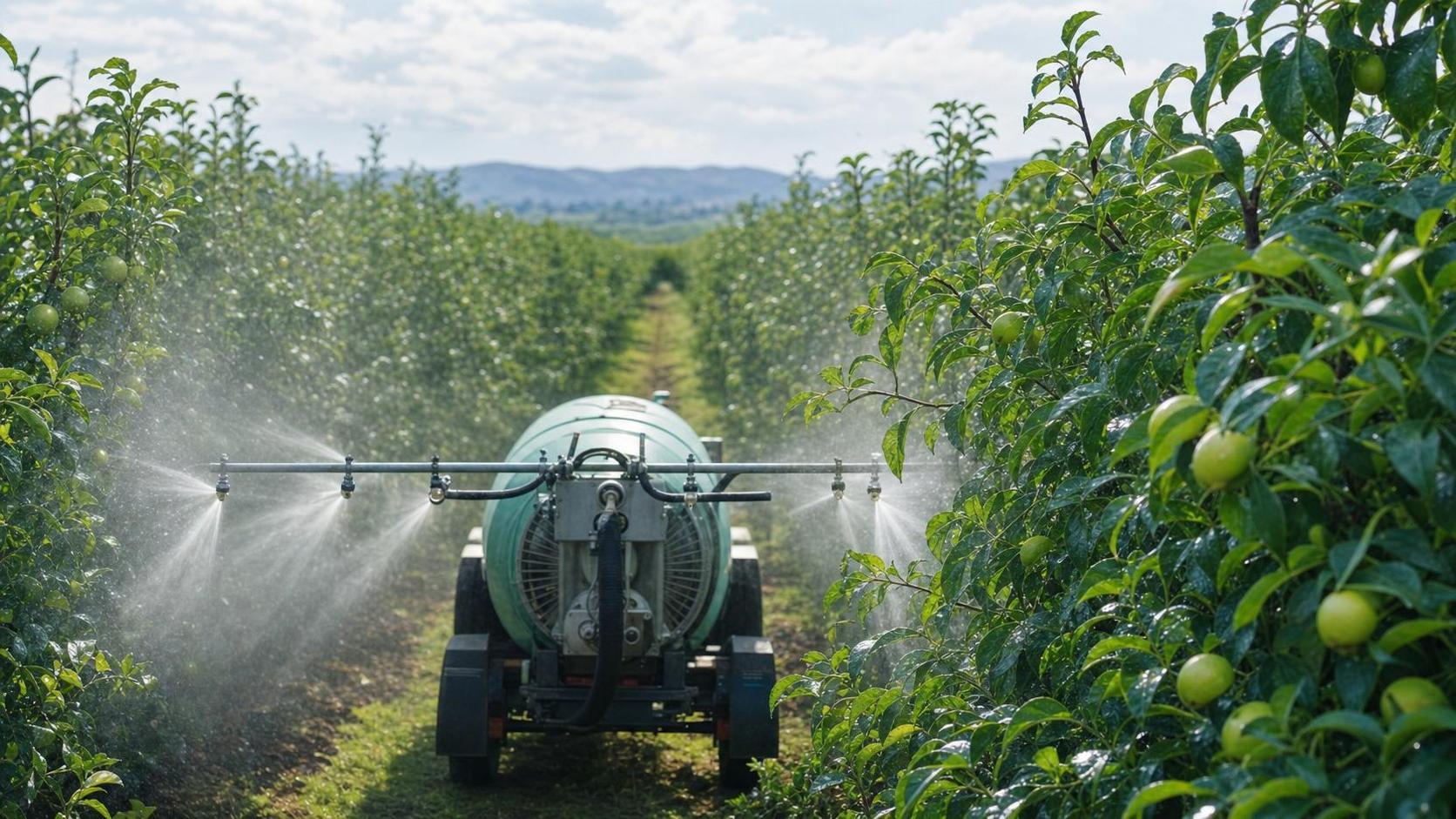 Canopy Penetration Atomization in Orchards: Which Nozzle Conditions Reduce Drift