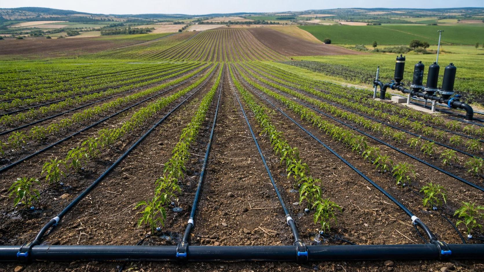 Pressure-Compensated Drip Irrigation Systems: How to Check Uniformity in Practice
