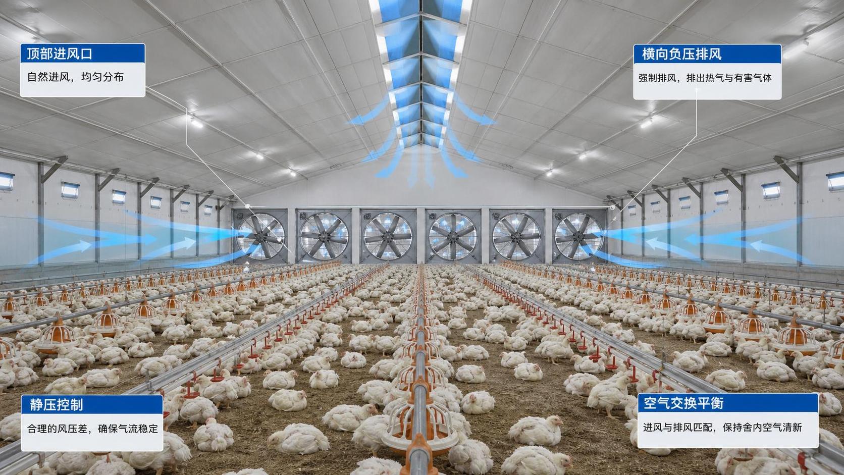 Exhaust Fan Systems for Poultry: How to Balance Static Pressure and Air Exchange
