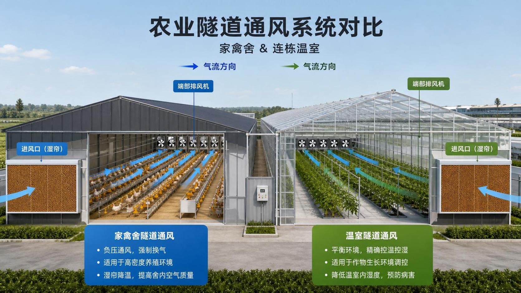 Tunnel Agricultural Ventilation Systems: Best Fit for Poultry or Greenhouses?