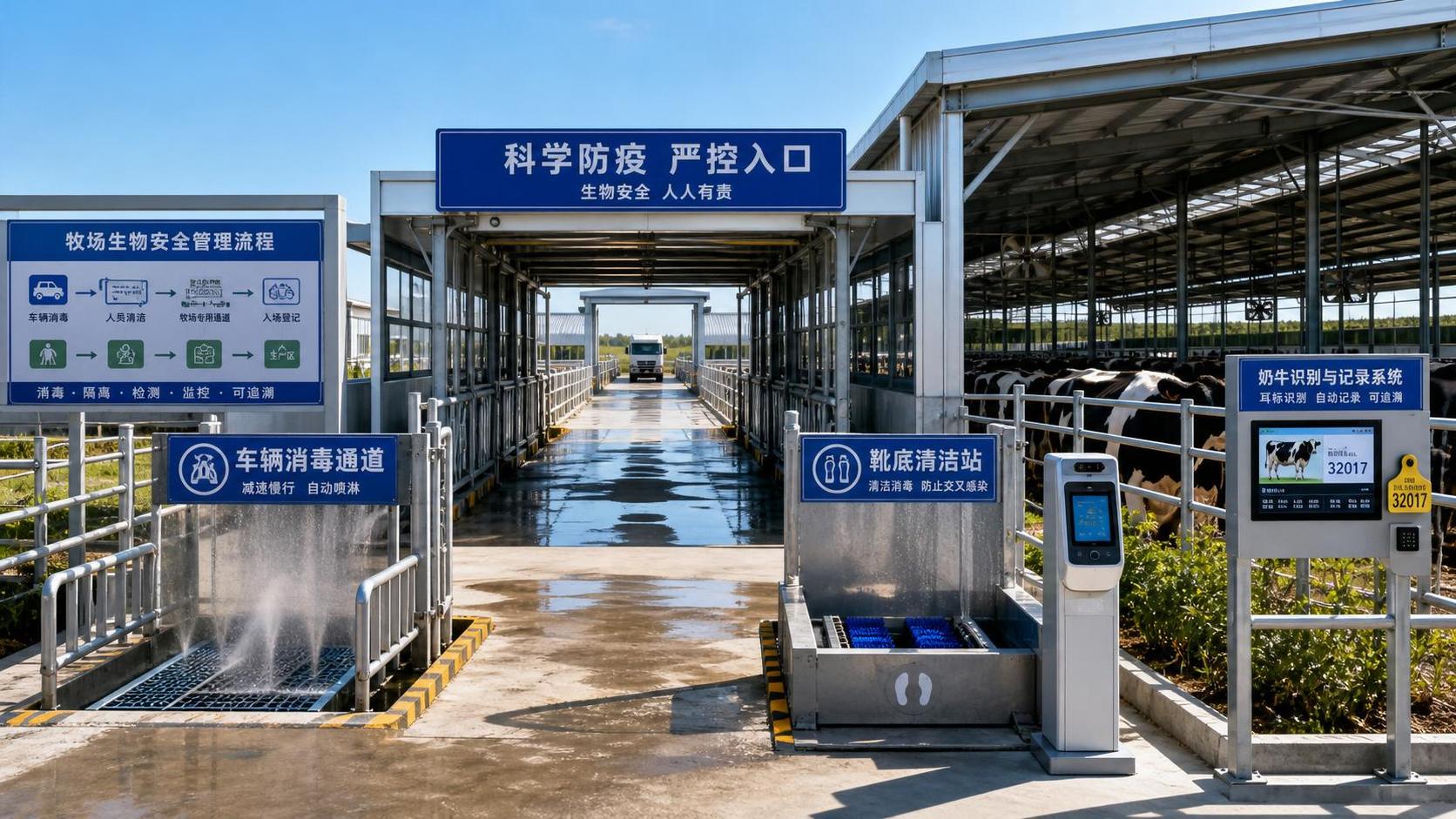 Farm Biosecurity Systems for Dairy: Entry Control, Sanitation and Traceability