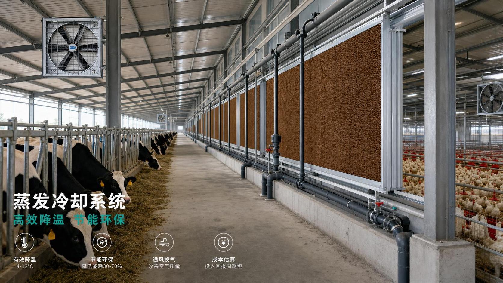 Evaporative Cooling Systems Cost: Budget Factors for Dairy and Poultry Barns