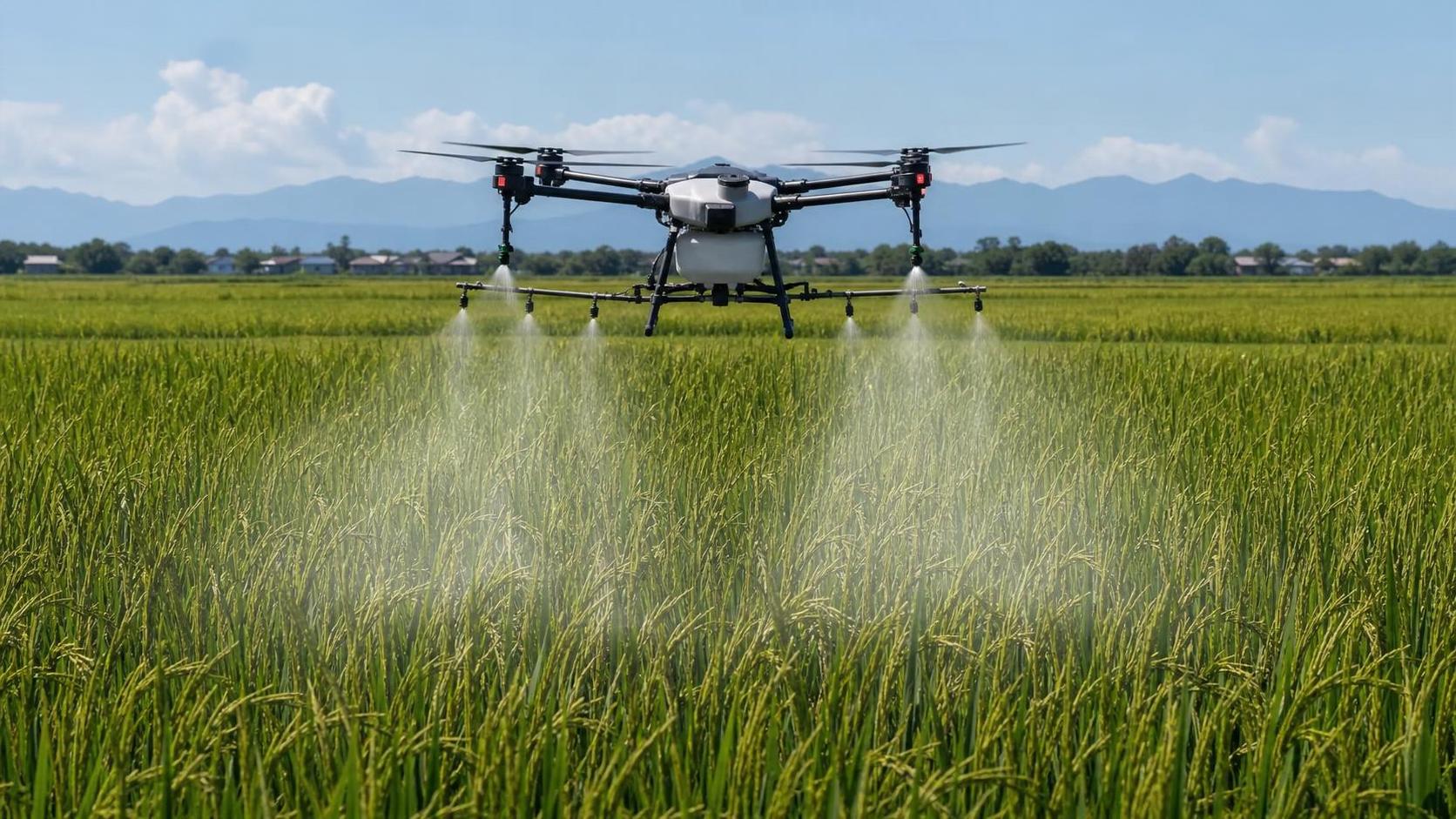 Drone Spraying Technology for Rice: How to Improve Coverage Over Dense Canopies