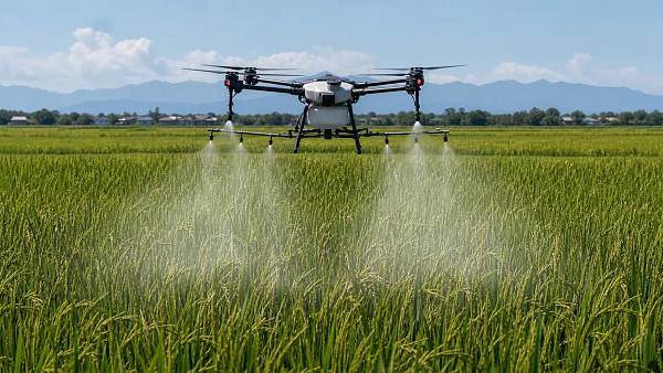 Drone Spraying Technology for Rice: How to Improve Coverage Over Dense Canopies