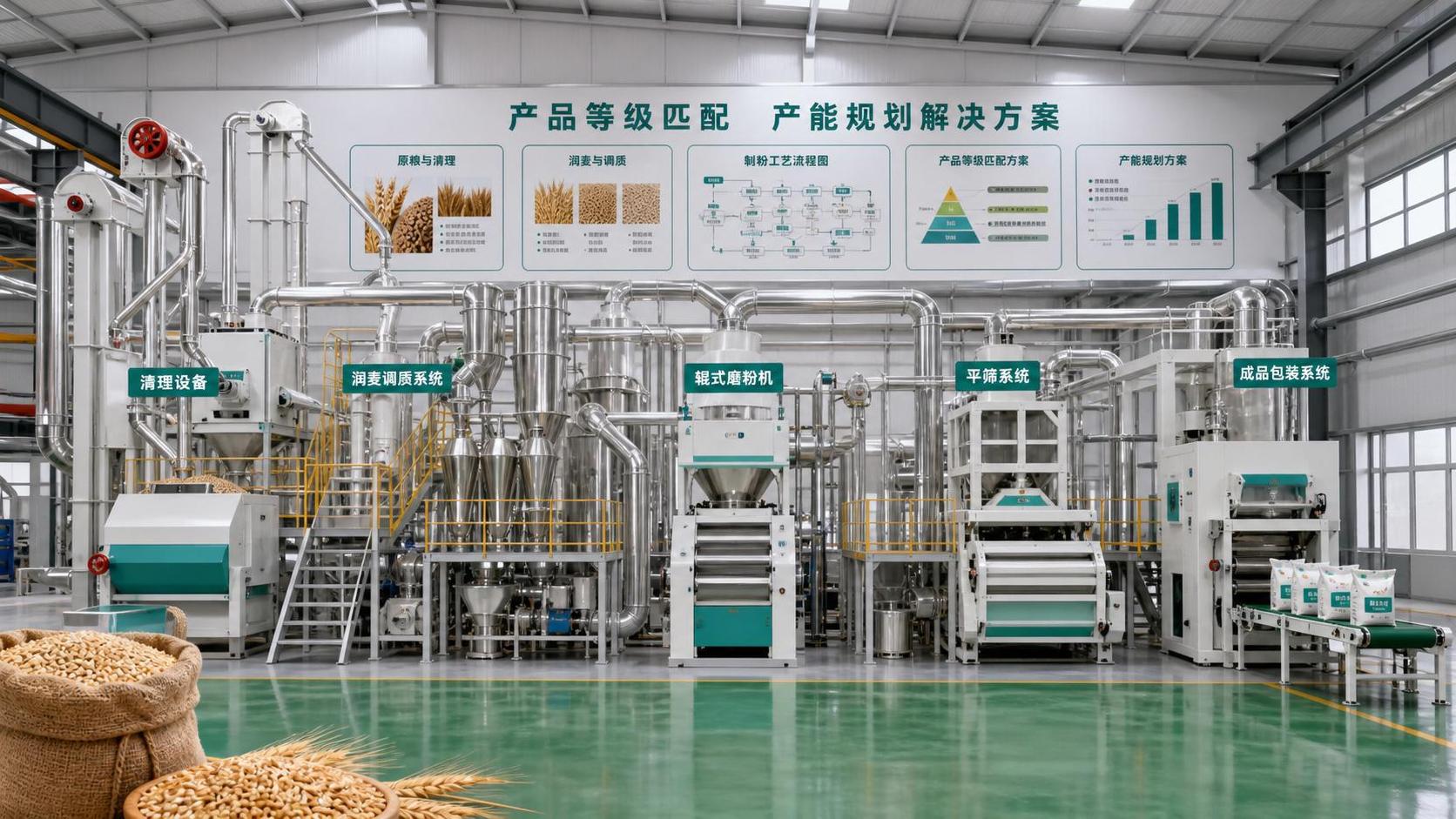 How to Match Grain Milling Equipment to Product Grade and Plant Capacity