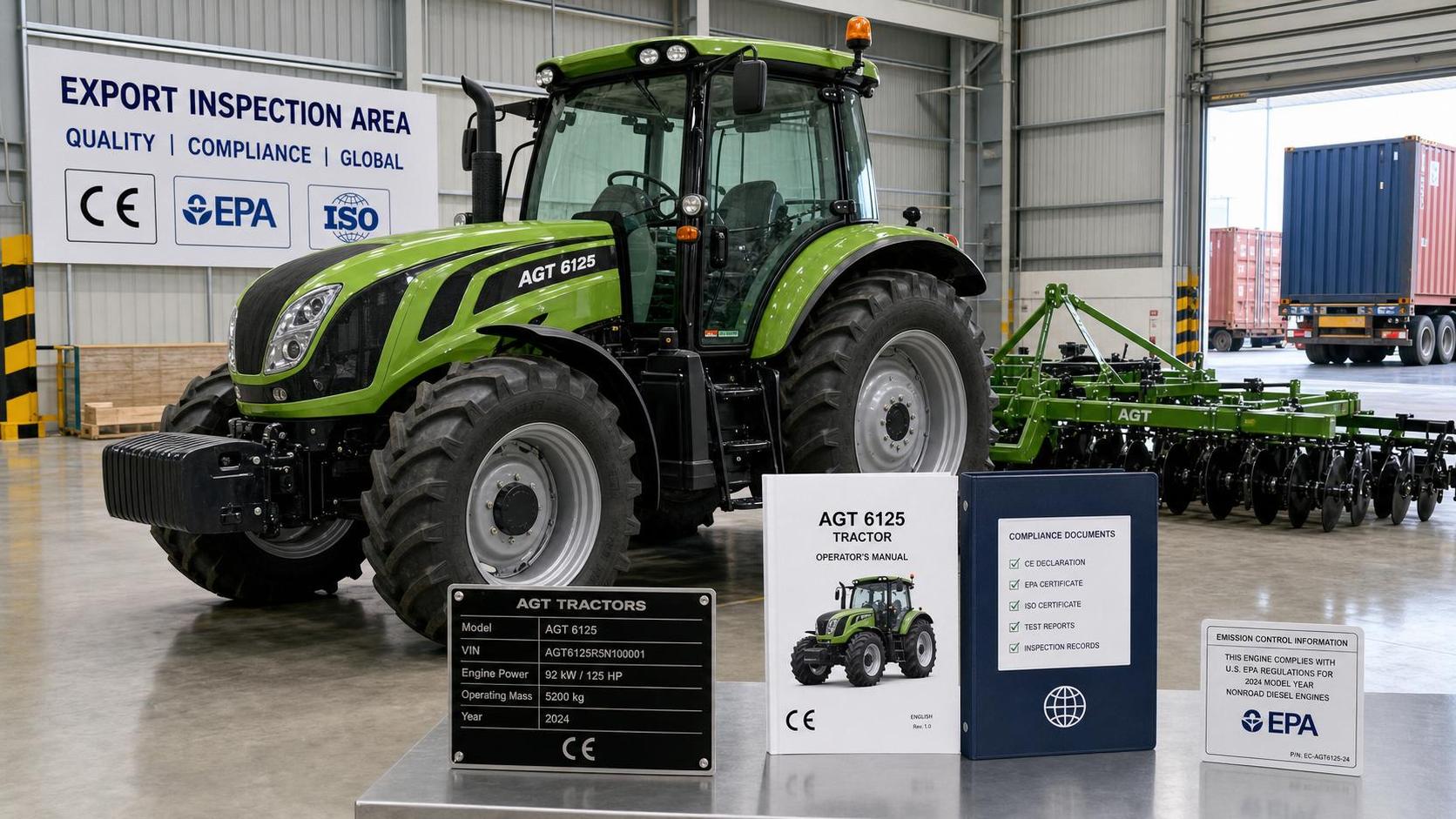 Farm Equipment Compliance for Export: CE, EPA and Documentation Basics