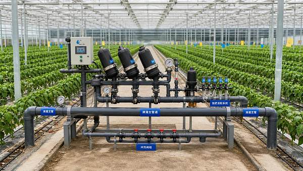 Drip Irrigation Technology in Greenhouses: Filter Selection and Flush Strategy