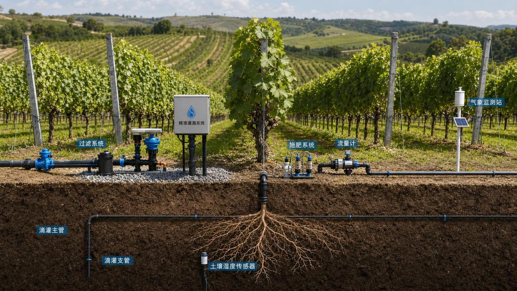 Root Zone Irrigation for Vineyards: When It Fits, Key Design Factors, and Common Mistakes