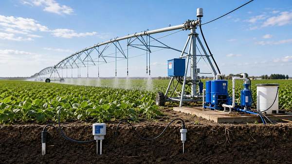 How Soil Sensors and Fertigation Pumps Improve Irrigation Timing and Nutrient Control