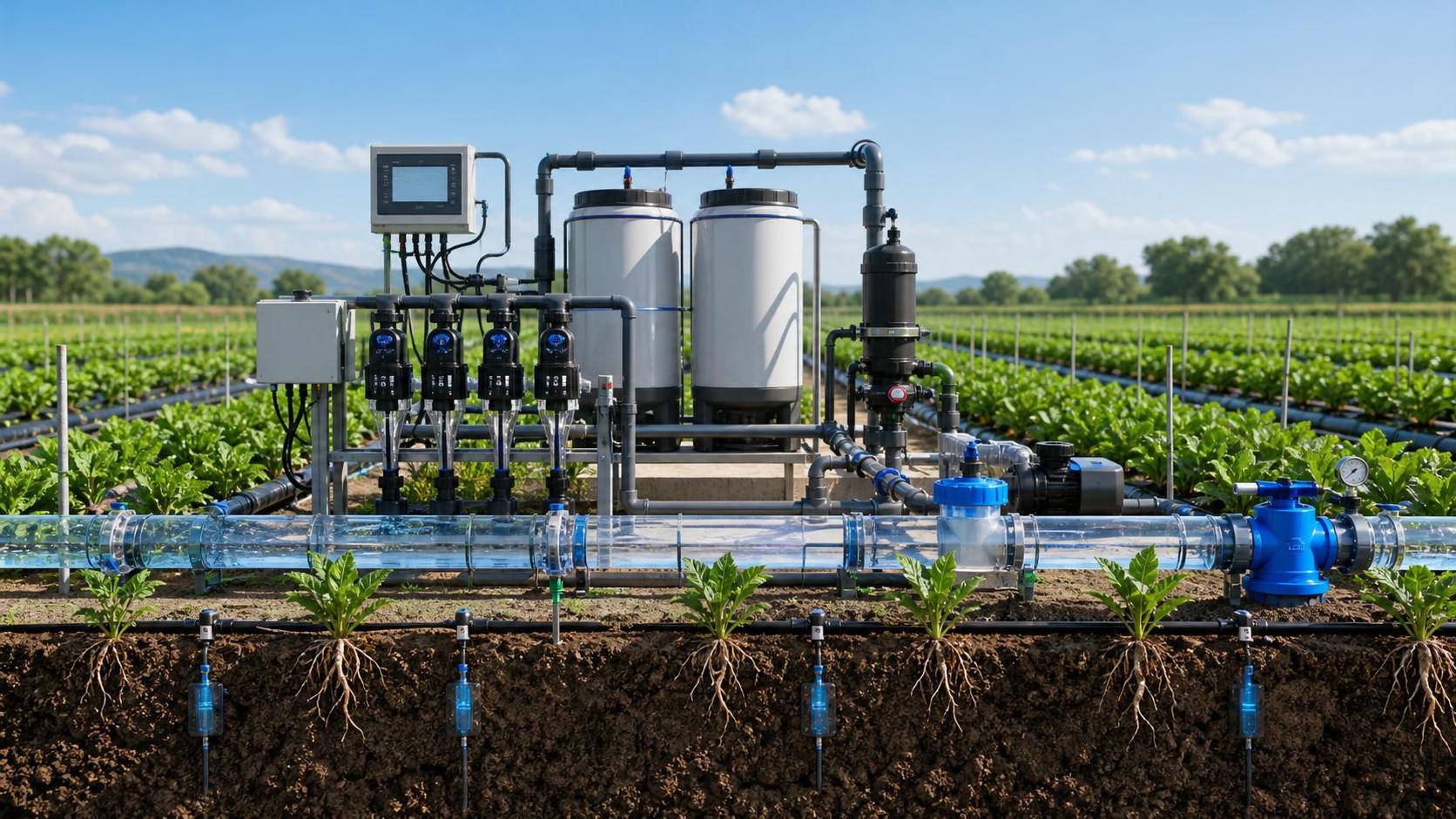 How Water-Efficient Farming Fertigation Works: Key Dosing, EC, and Soil Moisture Factors