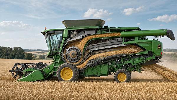 Rotor Combine Harvester Technology: How Rotor Design Affects Grain Loss and Throughput