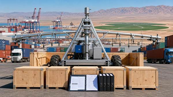 China Customs Opens Green Lane for Pivot Irrigation Exports