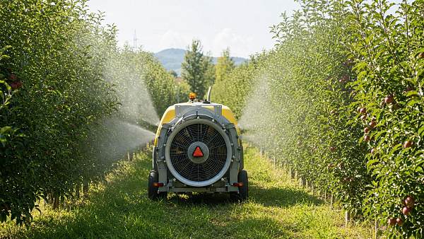 Canopy Penetration Spraying in Orchards: How to Improve Coverage Without Drift