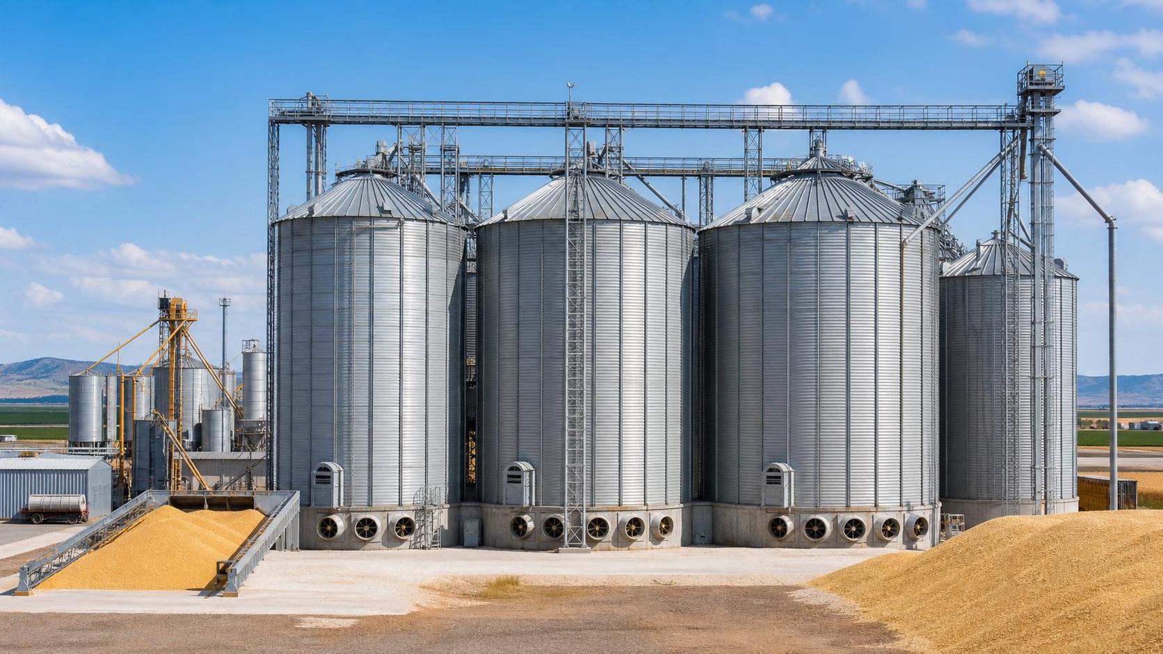 Grain Silos in South Africa: How to Choose Capacity, Aeration, and Temperature Monitoring