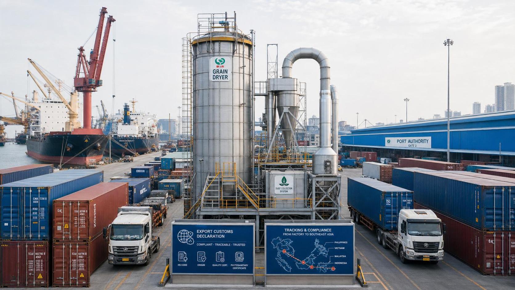 China Customs Tracking Rule Tightens Grain Tower Exports