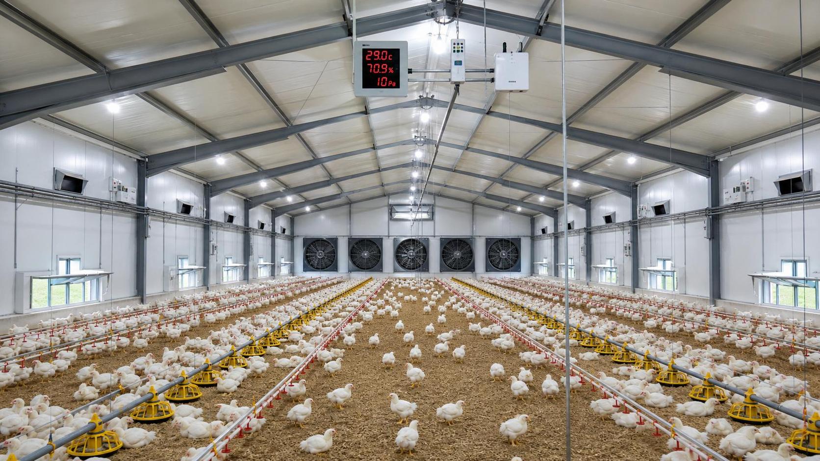 How to Choose Poultry Ventilation Systems for Negative Pressure Broiler Houses