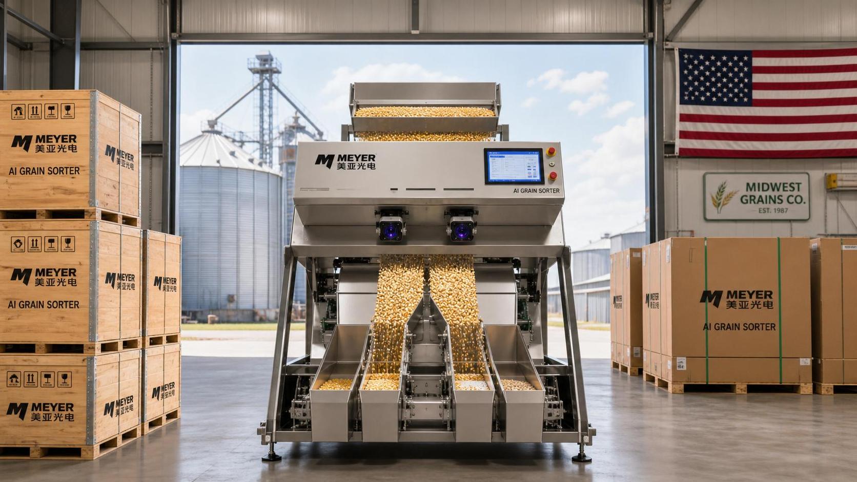 USDA Eases Entry for China AI Grain Sorters