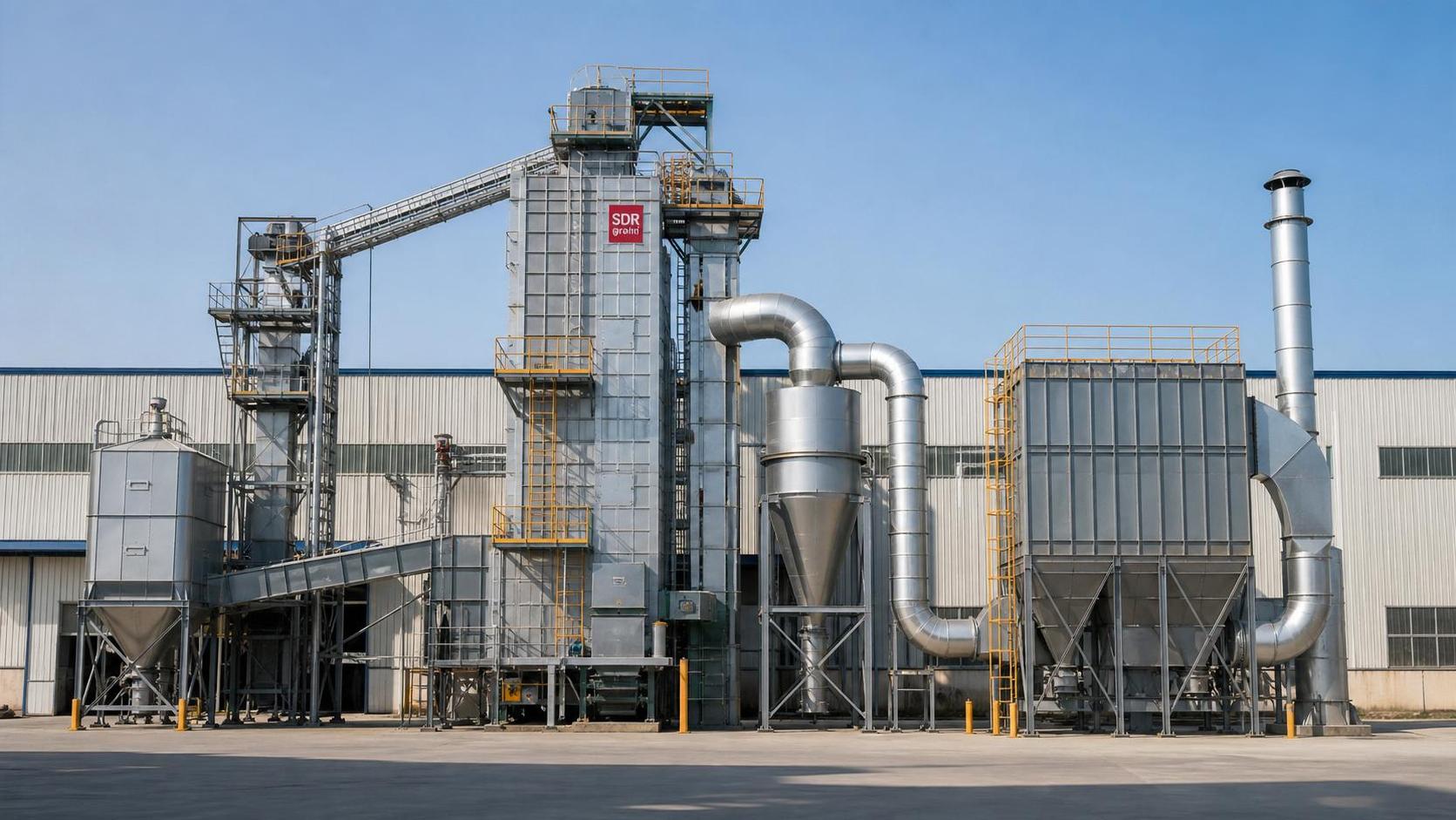 How to Choose Dust Control Equipment for Grain Drying Towers: Key Types and Sizing Factors