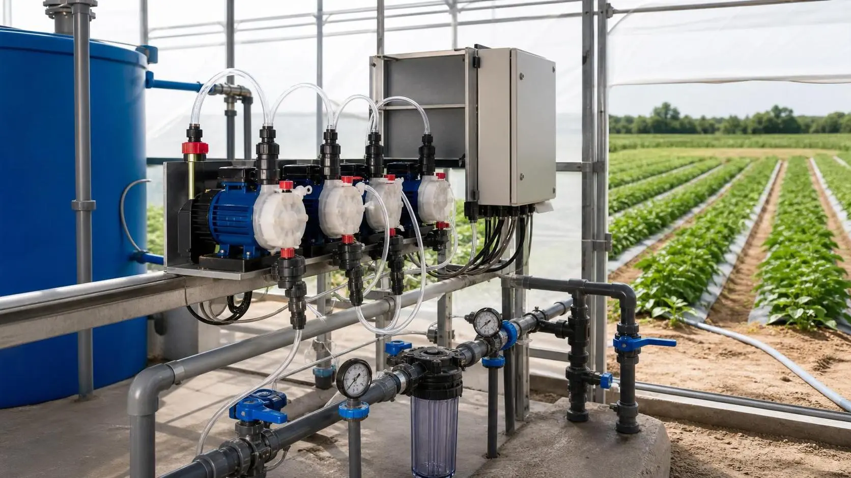 How to Choose a Fertigation Equipment Dosing Pump: Flow Rate, Accuracy, and Crop Needs