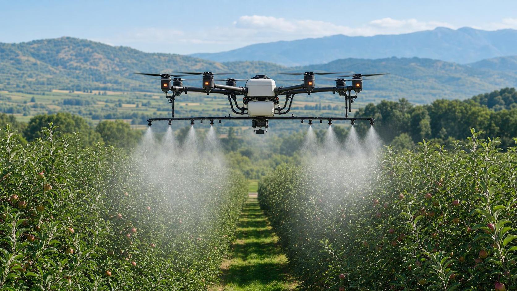 How Does Drone Atomization Technology Improve Spray Coverage in Orchards?