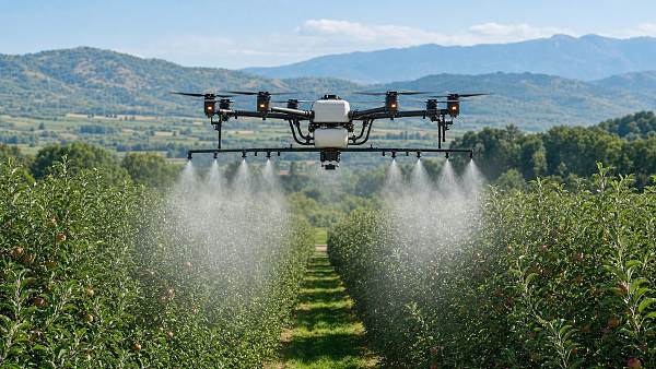 How Does Drone Atomization Technology Improve Spray Coverage in Orchards?