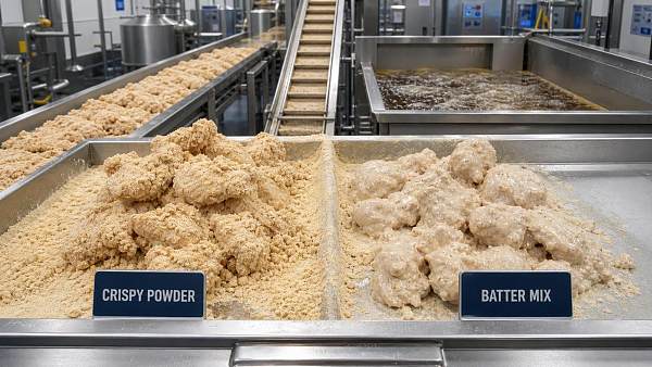Crispy Powder vs Batter Mix for Fried Chicken: What Changes on the Line