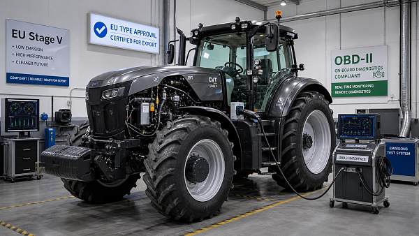 EU Tightens Stage V OBD-II Rules for CVT Tractor Exports